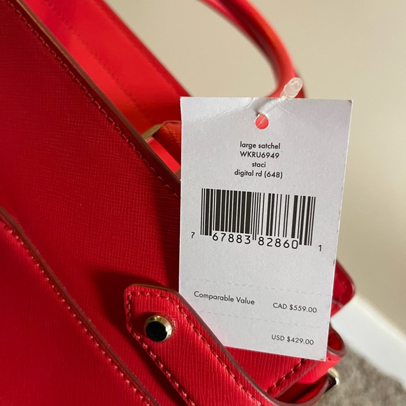 NWT Kate Spade Staci Large Satchel Purse/ Handbag - Picture 3 of 5